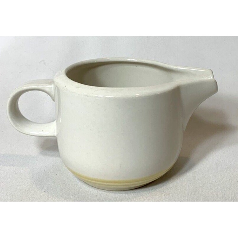 Vintage‎ Melville Creamer Japan Macys The Cellar Yellow Stripes 1970s Tea Coffee